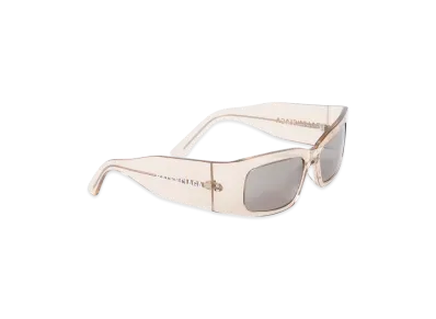 BALENCIAGA Paper Rectangle Sunglasses "Almond"
