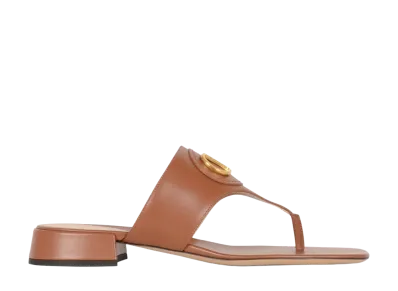 Valentino Garavani Women's Vlogo Signature Sandals "Brown"