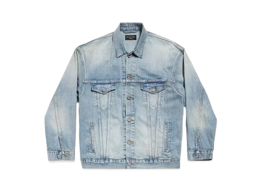 BALENCIAGA Paris Tropical Large Fit Jacket "Light Blue"