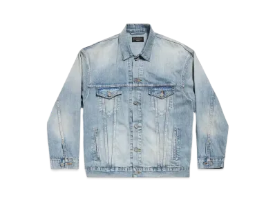 BALENCIAGA Paris Tropical Large Fit Jacket "Light Blue"