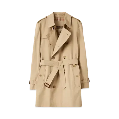 Burberry Short Kensington Heritage Trench Coat "Honey"