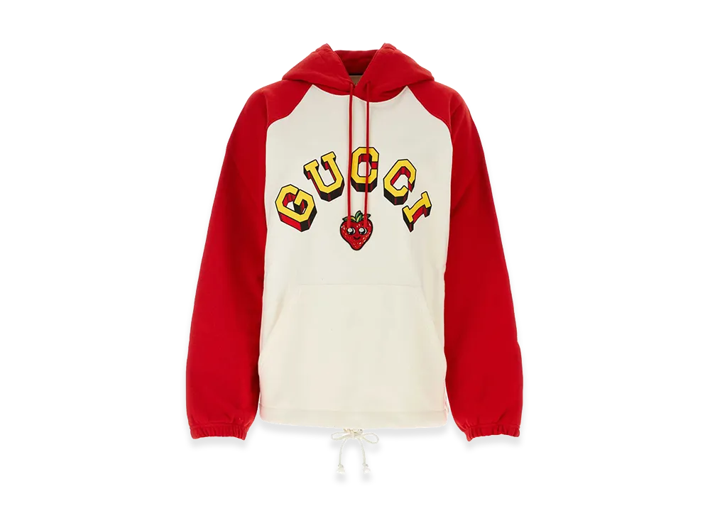 GUCCI Women's Two-Tone Cotton Oversize Sweatshirt "Multicolor"