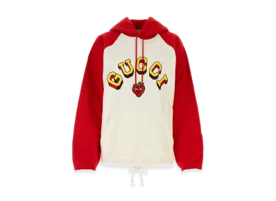 GUCCI Women's Two-Tone Cotton Oversize Sweatshirt "Multicolor"