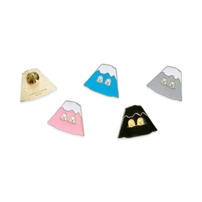 KAWS HOLIDAY Japan Mount Fuji Pin Set (Set of 4) "Multi"