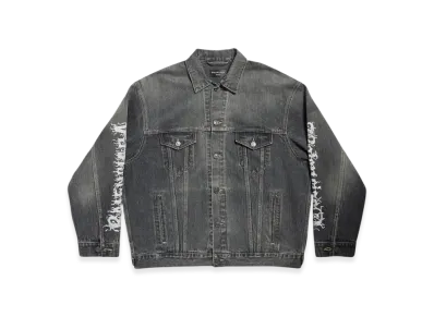 BALENCIAGA DIY Metal Large Fit Jacket in "Black"