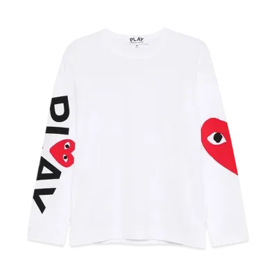 PLAY COMME des GARCONS Tee "White"