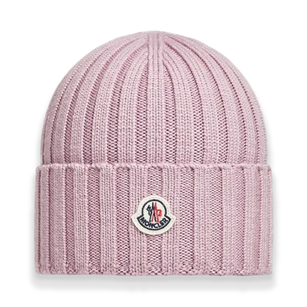 MONCLER Wool Beanie "Pink"