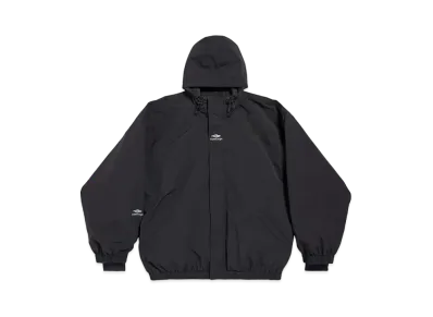 BALENCIAGA Men's 3B Sports Icon Ski Parka Technical Ripstop "Black"