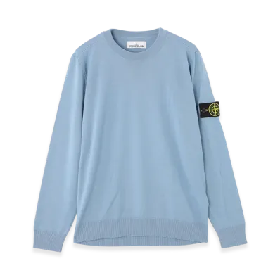 Stone Island Crewneck Knit "Pastelblue"