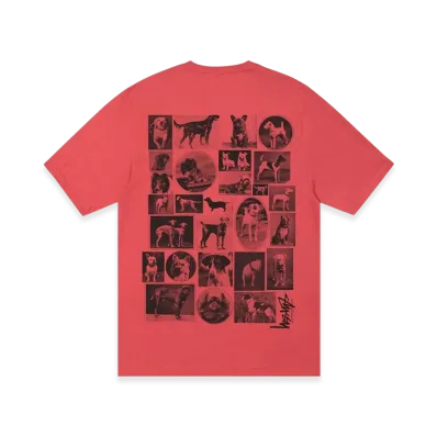Stussy Dog Collage Tee "Pepper"