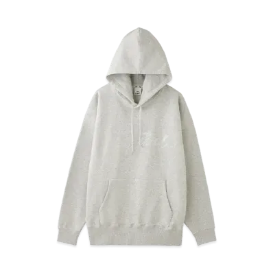 X-Girl Rhinestone Star Cursive X-Girl Logo Sweat Hoodie "Ash"