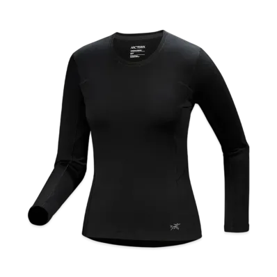 ARC'TERYX Women's Satoro Sl Merino Wool Crew "Black"