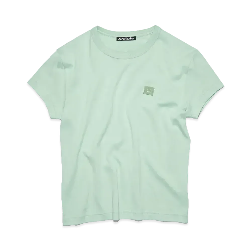 Acne Studios Crew Neck T-Shirt Fit Design "Soft Green"
