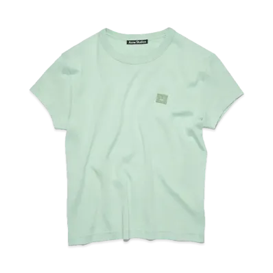 Acne Studios Crew Neck T-Shirt Fit Design "Soft Green"