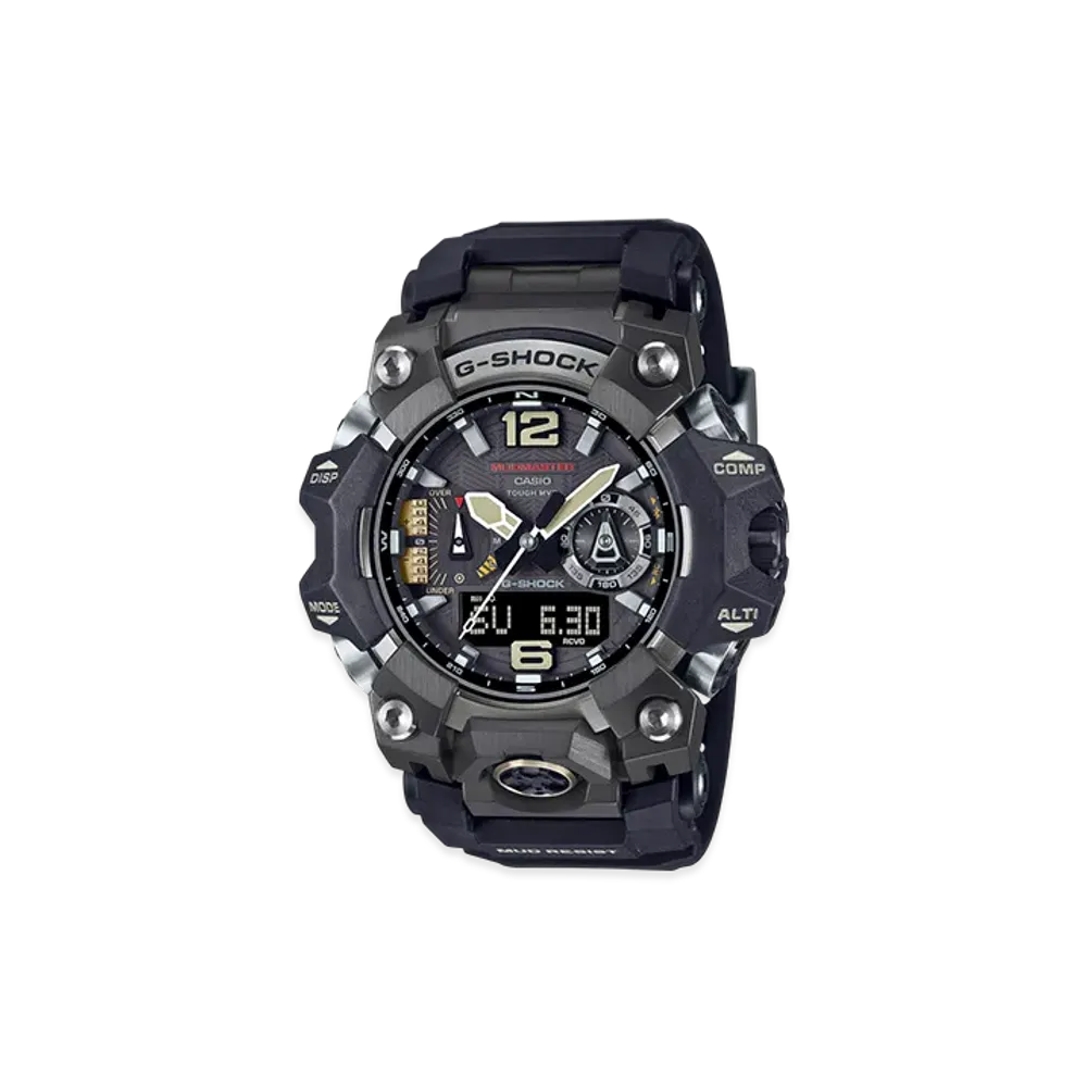 Casio G-Shock Mudmaster Mobile Link Analog-Digi M Watch "Black/Cmbi"
