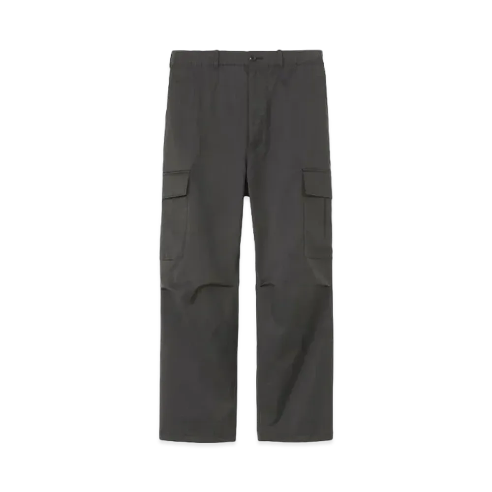 Goldwin Wool Blend Twill Cargo Pants (Unisex) "Black Grey"