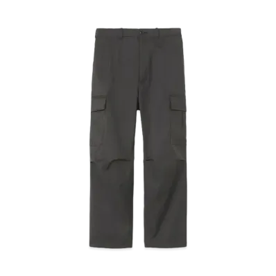 Goldwin Wool Blend Twill Cargo Pants (Unisex) "Black Grey"