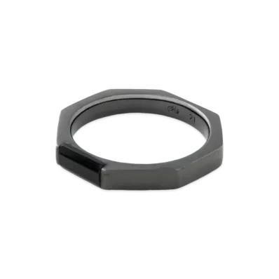 Paul Smith Octagon Ring "Black"