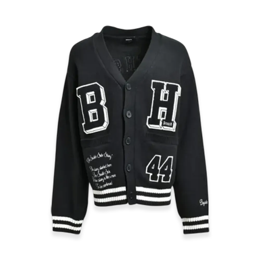 BREATH Bh Patch Knit Cardigan "Black"