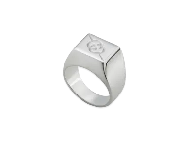 GUCCI Interlocking G Ring "Silver"