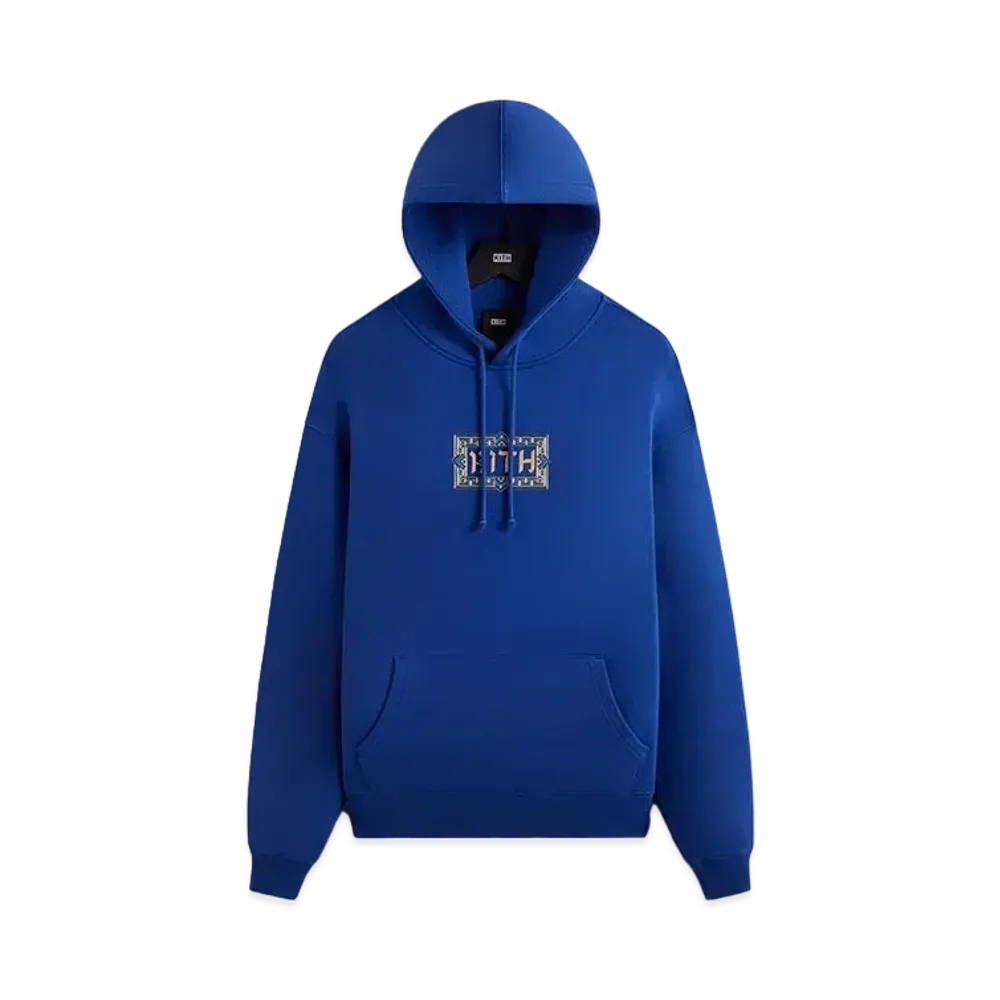 Kith Treats Hanukkah Hebrew Logo Williams III Hoodie "Current"
