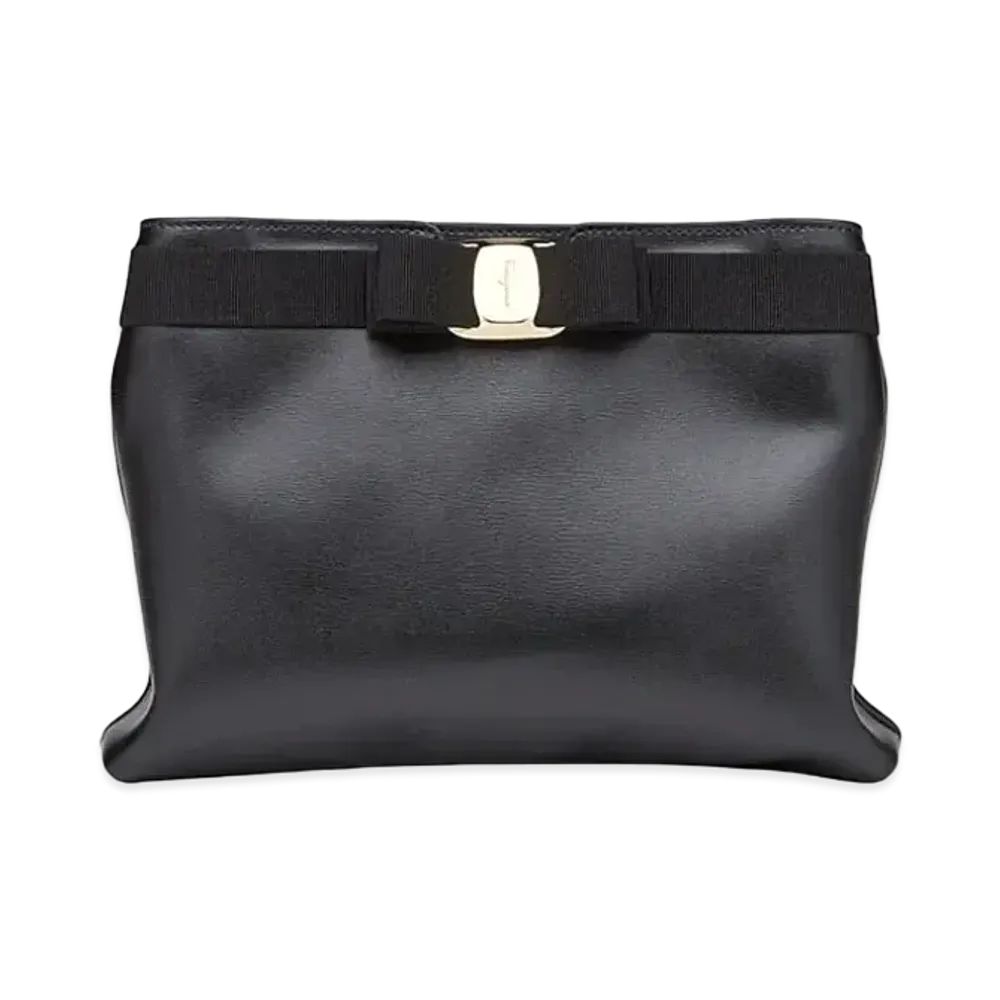 Salvatore Ferragamo Vara Bow Cross Body Bag "Black"