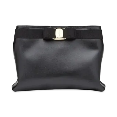 Salvatore Ferragamo Vara Bow Cross Body Bag "Black"