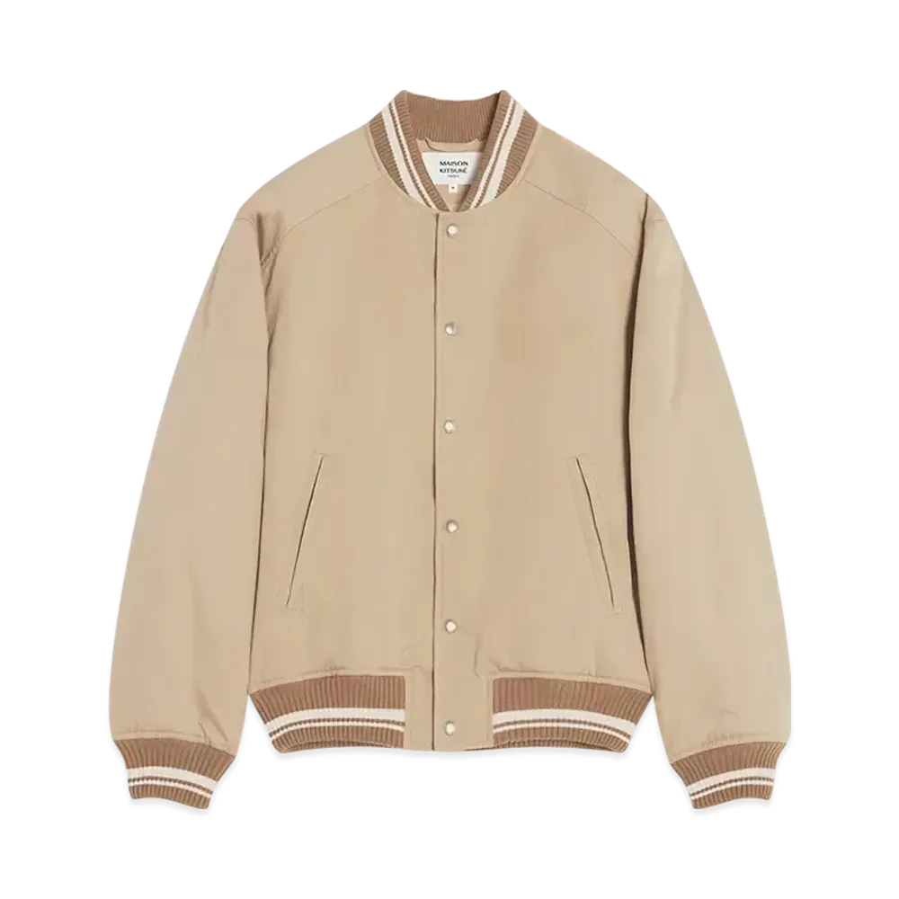 Maison Kitsune Teddy Blouson "Tannin"