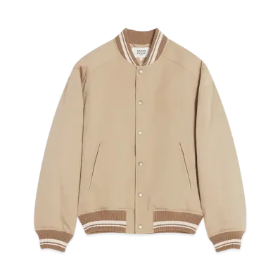 Maison Kitsune Teddy Blouson "Tannin"