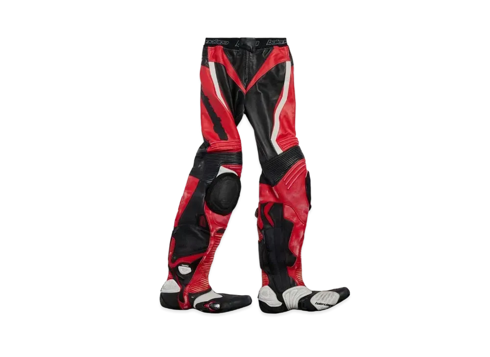 BALENCIAGA Men's Biker Pantashoes "Red/White/Black"