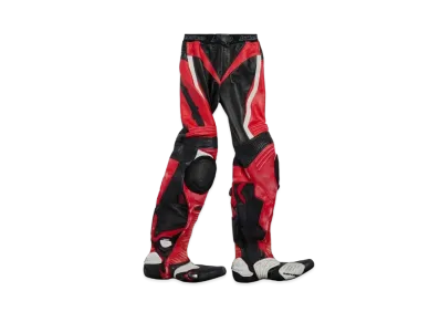 BALENCIAGA Men's Biker Pantashoes "Red/White/Black"