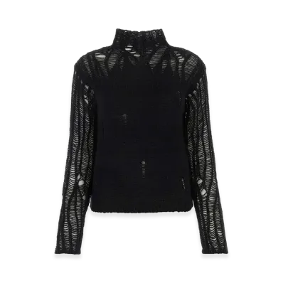 Chloe Women's Wool Blend Sweater "Black"
