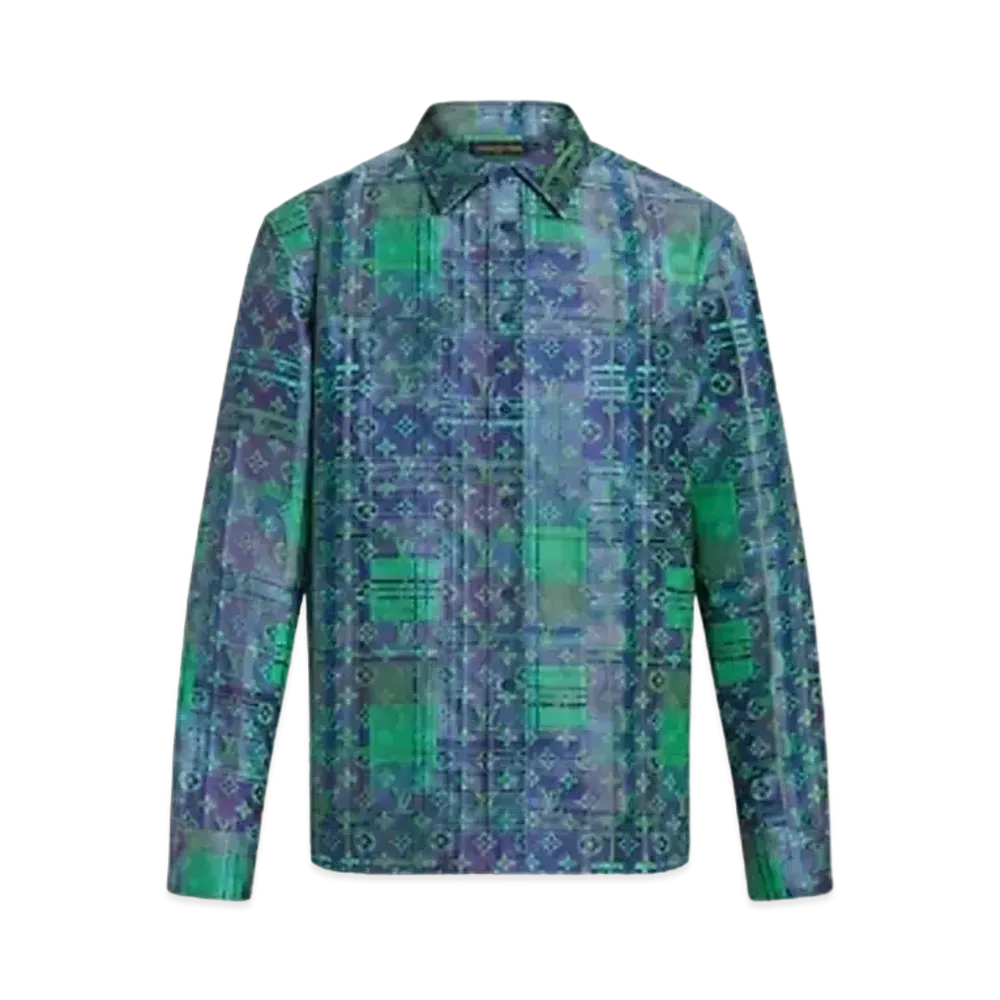 Louis Vuitton Monogram Neon Check Oversized Business Shirt