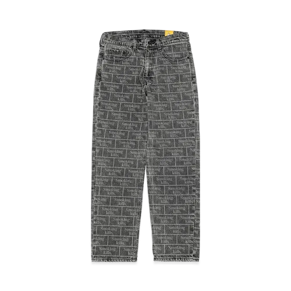 FR2 Smoking Kills Denim Pants "Black"