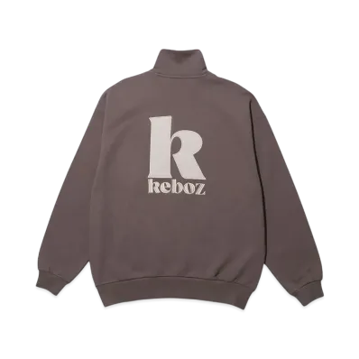 KEBOZ Nk Half Zip Sweat Pullover "Walnut"