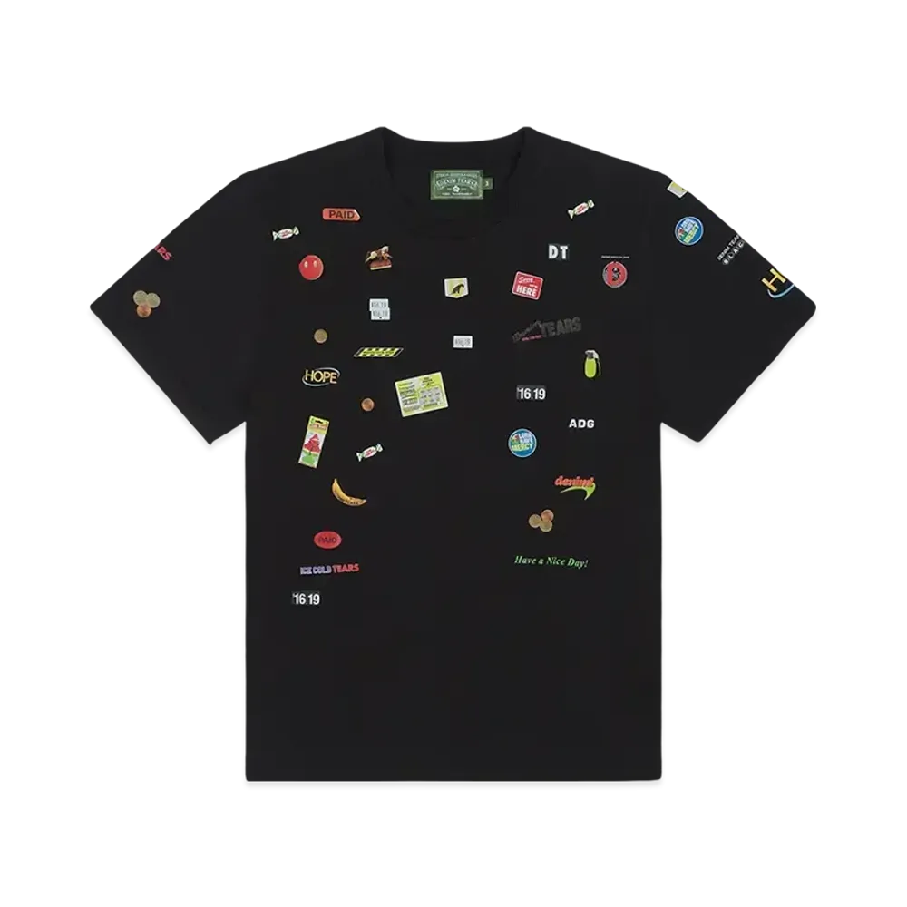DENIM TEARS Sweet Corner Tee "Black"