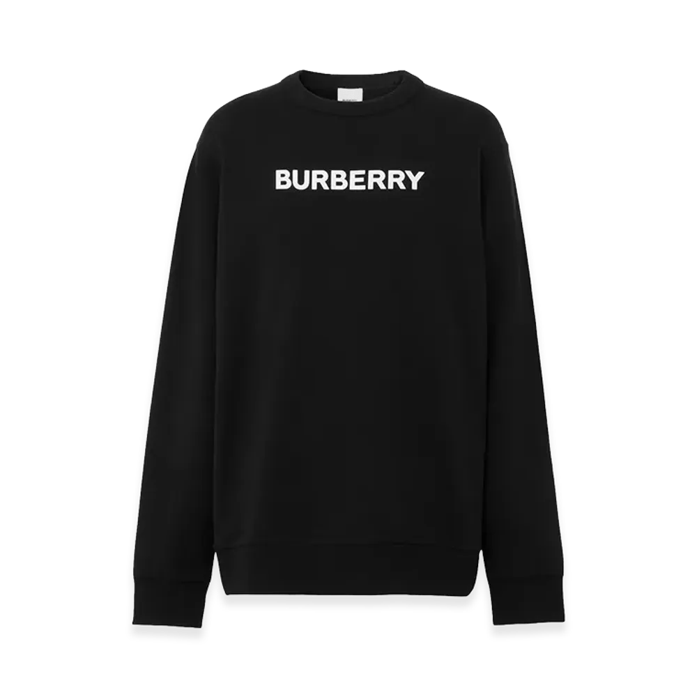 Burberry Cotton Sweatshirt "Black"