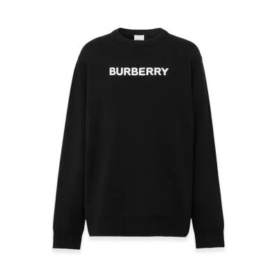Burberry Cotton Sweatshirt "Black"