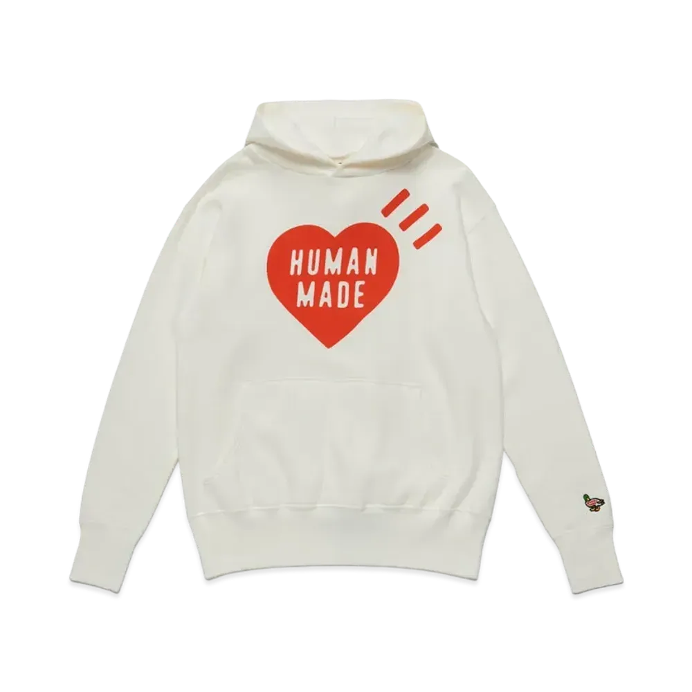 HUMAN MADE HOODED SWEATSHIRT "White"