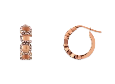 GUCCI Letter Hoop Earrings