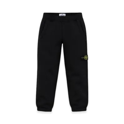 Stone Island Kids badge Logo Cargo Joggers "Black"