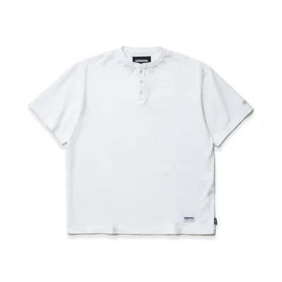 NEIGHBORHOOD Classic Henley Neck SS "White"