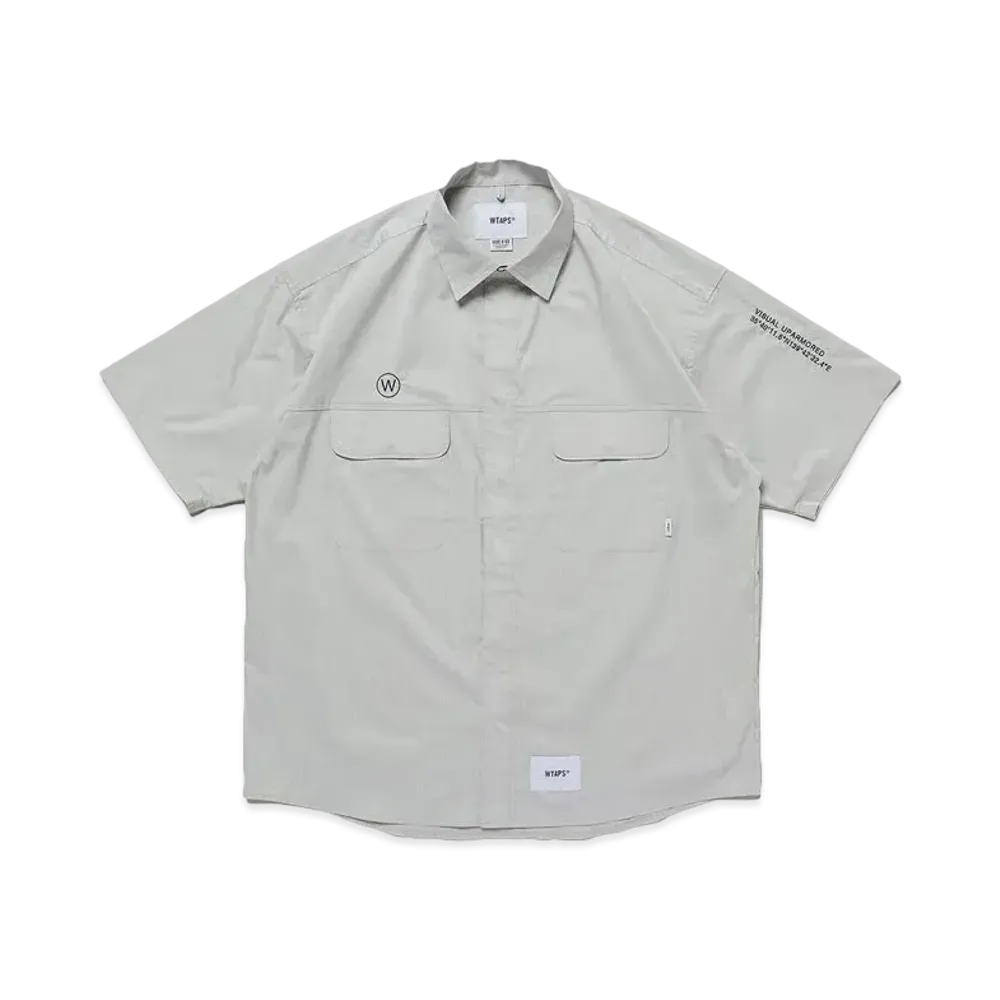 WTAPS Ladder / SS / Ctpl. Broadcloth. Coolmax. Birth "Gray"