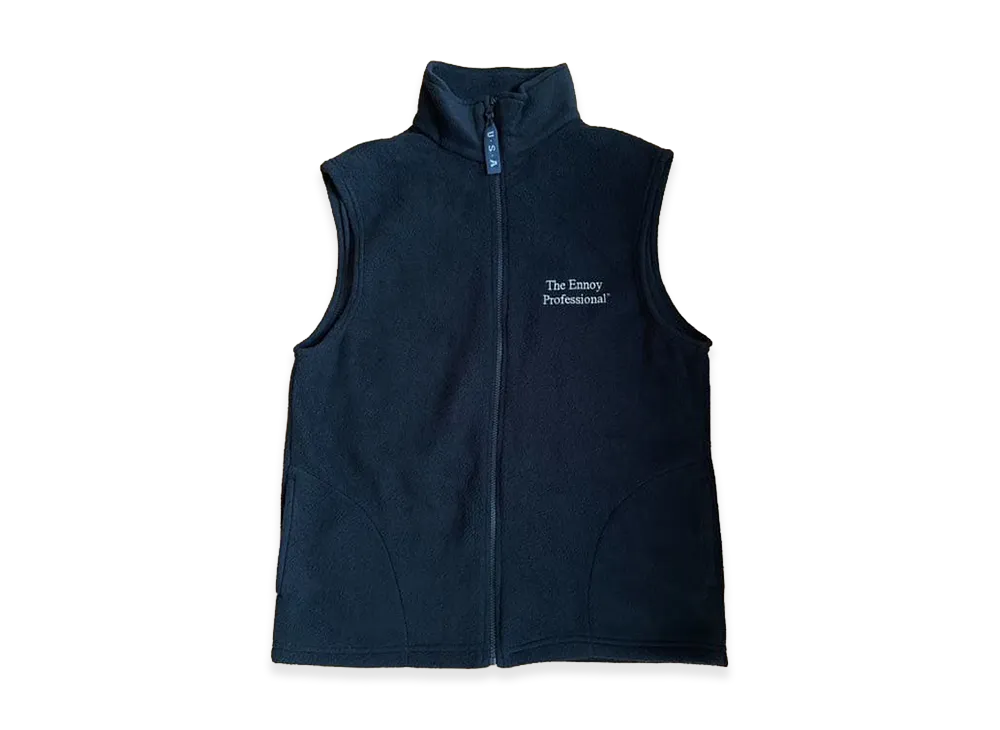 エンノイ プロフェッショナル フリース ベスト (USA) "ブラック"