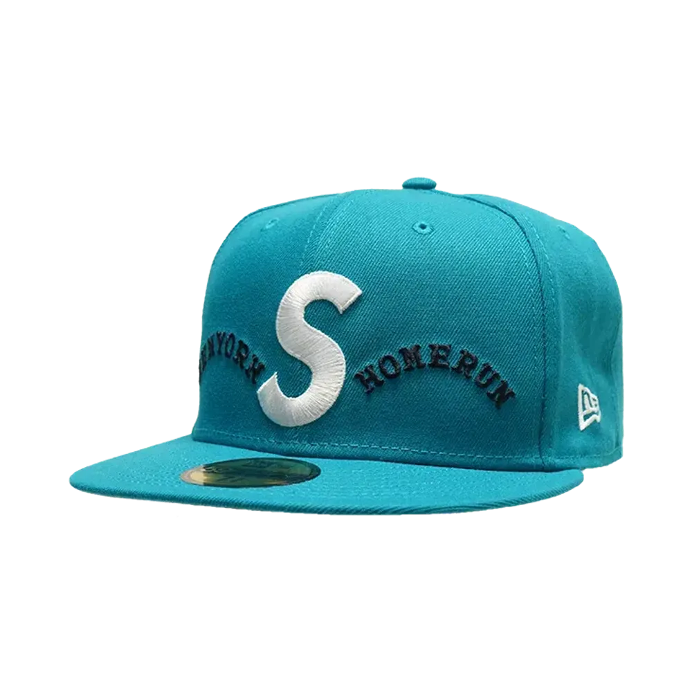 Supreme x Homerun S Logo New Era "Teal"