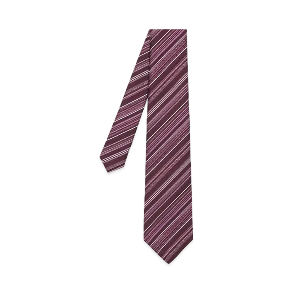 Paul Smith Gradient Regimental Tie "DarkRed"