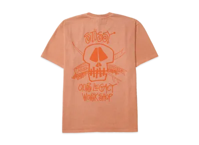 Stussy x Our Legacy Work Shop Surf Skull Pigment Dyed Tee "Clay"