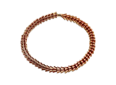 Bottega Veneta Dragon Necklace "Syrup"