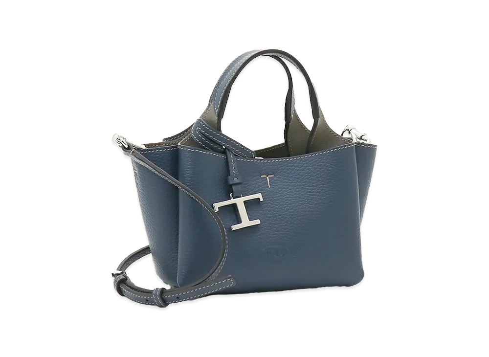 TOD'S Women's Leather Micro Handbag "Navy"