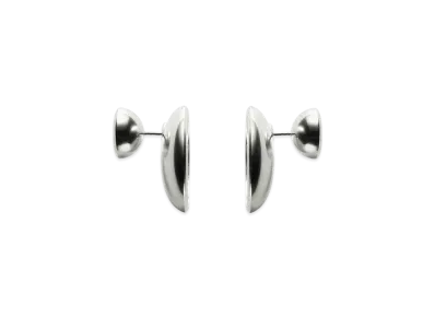 Bottega Veneta Concave Earrings "Silver"